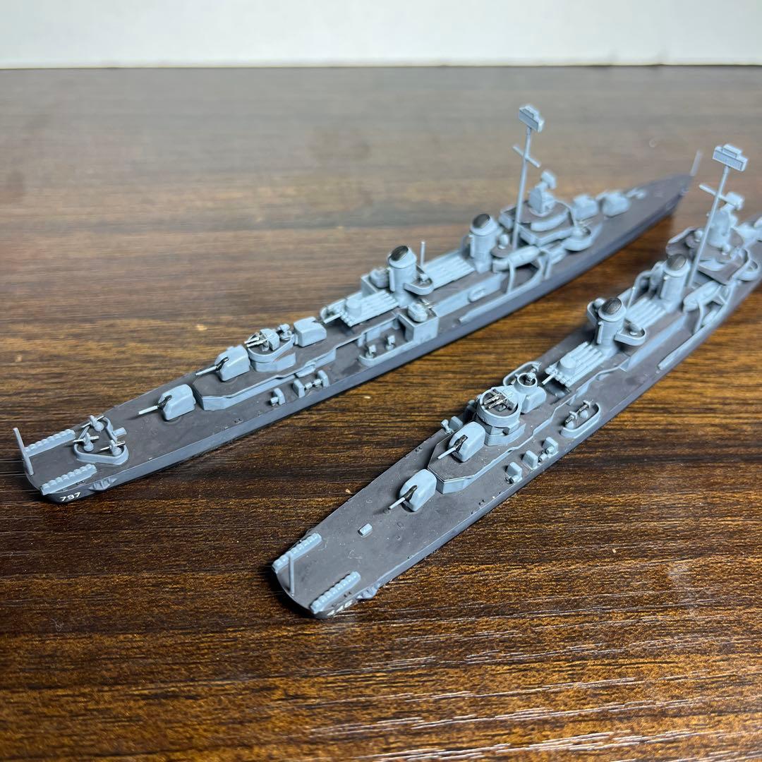 1/700 アメリカ海軍 護衛空母 ボーグ フレッチャー級駆逐艦 5隻セット