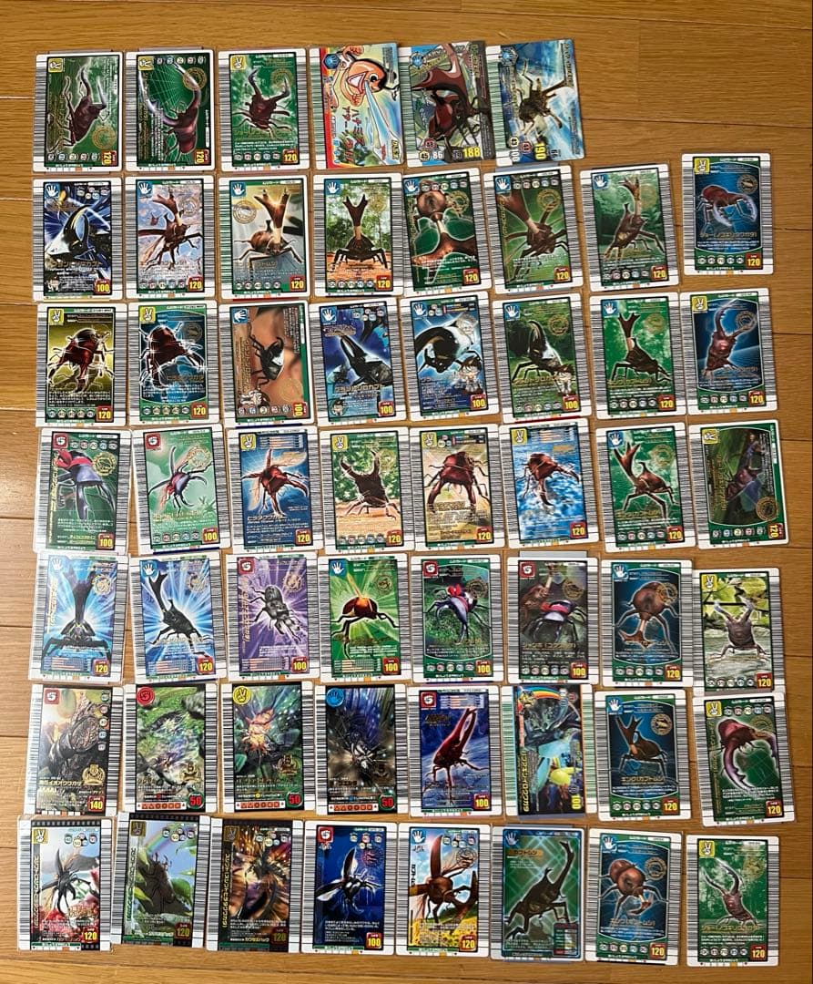 最終値下げ！1枚あたり約411円！◆ムシキング◆限定カード◆54種ダブリ無セット