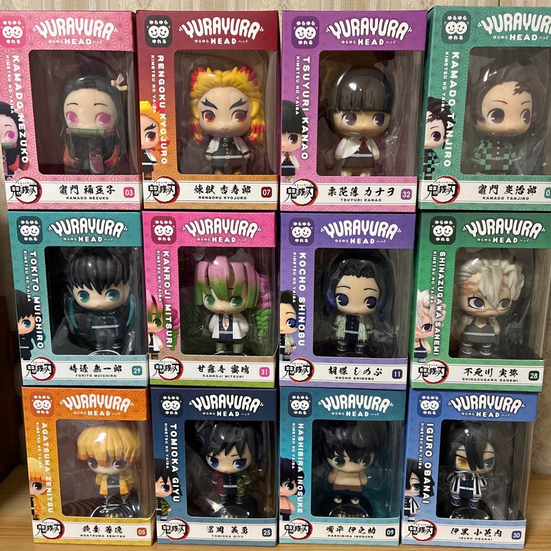 鬼滅の刃 ゆらゆらヘッド フィギュア 12体セット