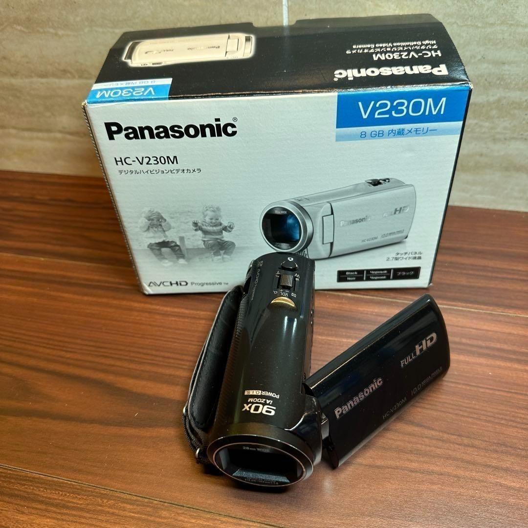 Panasonic HC-V230M-W ビデオカメラ 2454