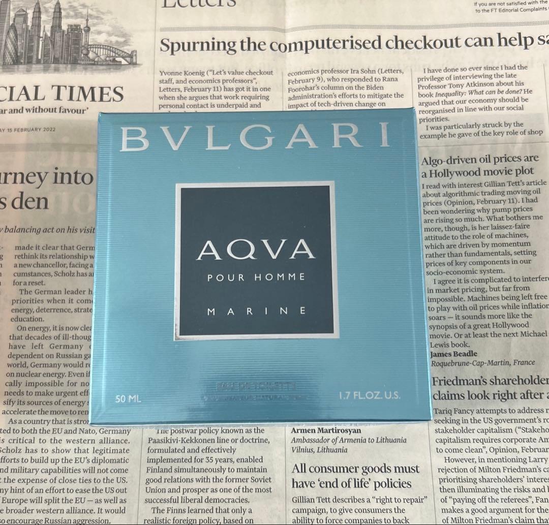 BVLGARI アクア プールオム マリン オードトワレ 50ml