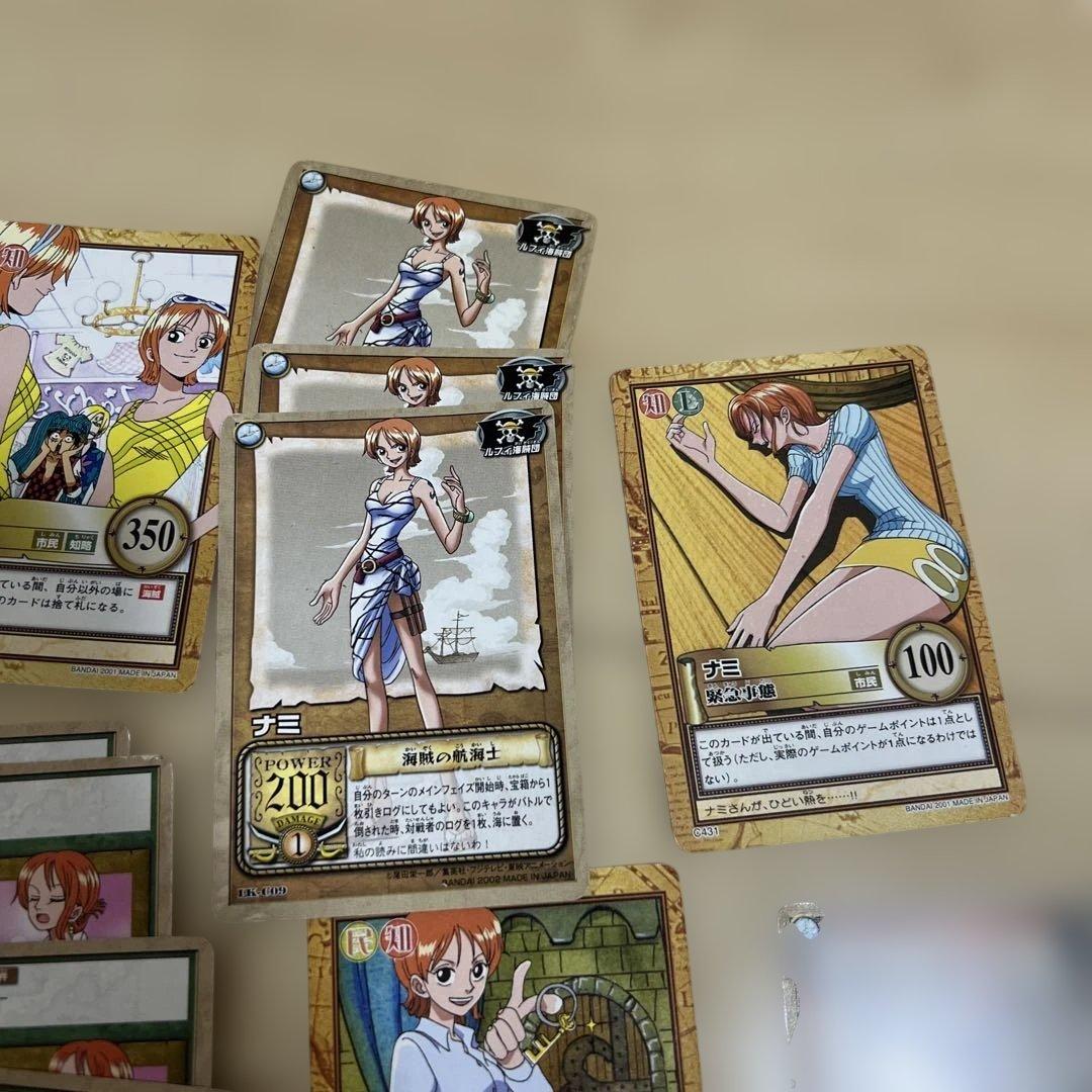 旧裏 ワンピースカード カードダス ナミ まとめ売り - メルカリ