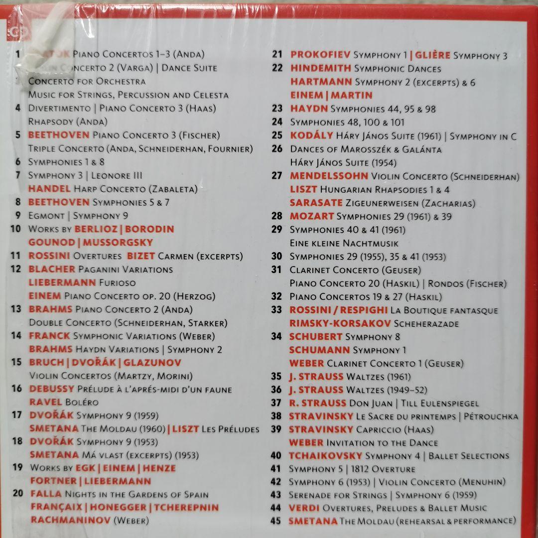 フェレンツ・フリッチャイ／DG録音全集 第1集～管弦楽曲編（45CD）