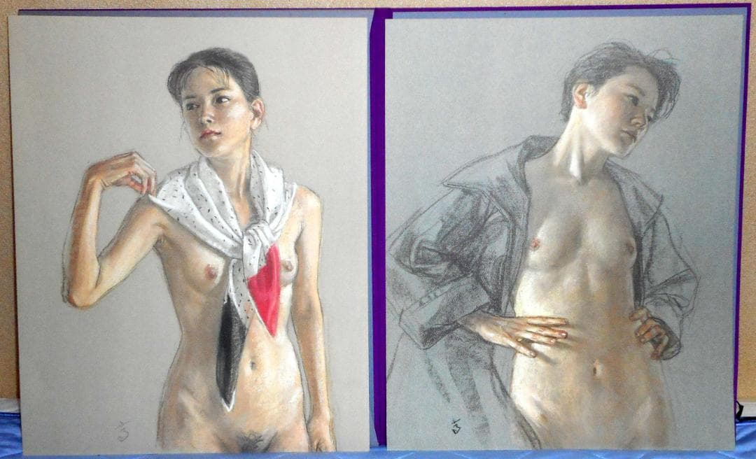 【値下】高塚省吾 素描集『女たち』（芸術新聞社）外箱付き 極美品 1993年初版