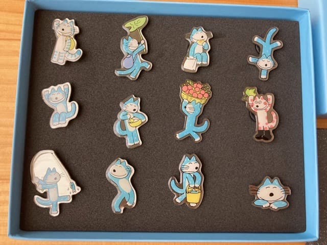 限定品》⭐︎美品 11ぴきのねこ ピンバッジ 12個セット - メルカリ