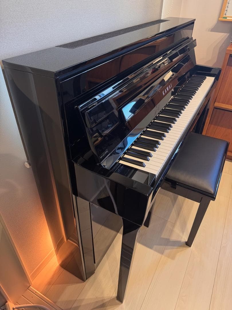 【12/21迄5万円引】KAWAI NV5S ハイブリッドピアノ 椅子付き