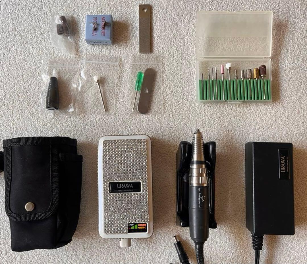 美品　URAWA G3 ネイルマシーン　ネイルビットキューティクル ジェルオフ