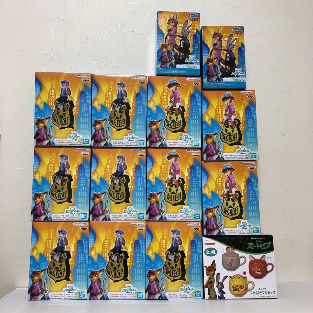 ディズニーZOOTOPIA2 ジュディ・ホップス ニック・ワイルド他　全14点