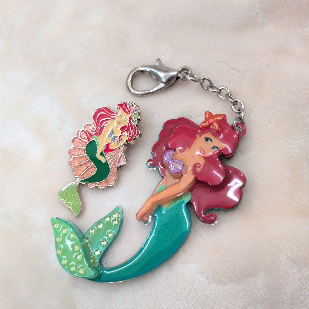 リトルマーメイド アリエル アクリルキーホルダー ピンバッジ