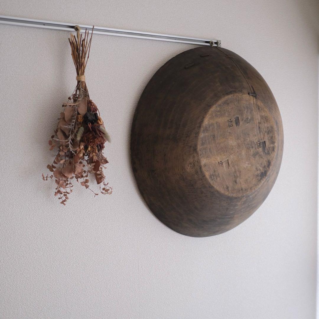 木鉢 木皿 こね鉢 古道具 古物 骨董 アンティーク オブジェ ジブリ