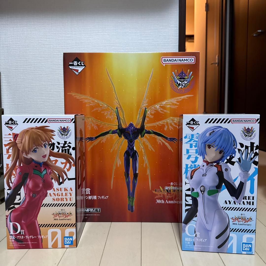 エヴァンゲリオン 一番くじ A賞 C賞 D賞 フィギュア セット - メルカリ