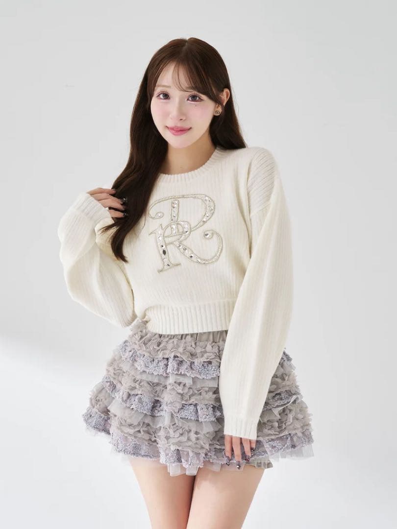 Darich DRビジューボリュームリブニット - メルカリ