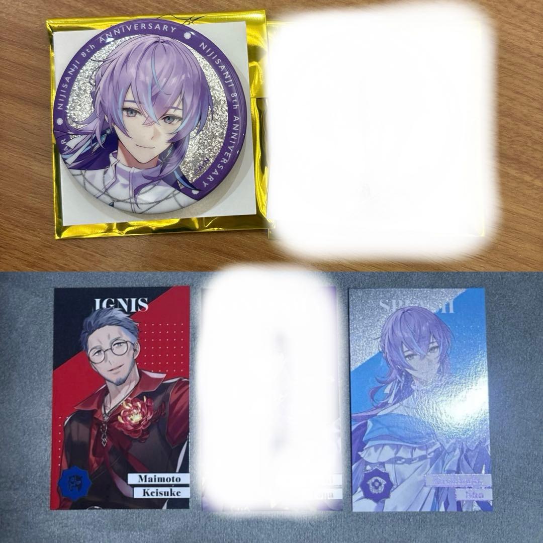 星導ショウ 舞元啓介 8th 8周年 メタルカード 缶バッジ - メルカリ