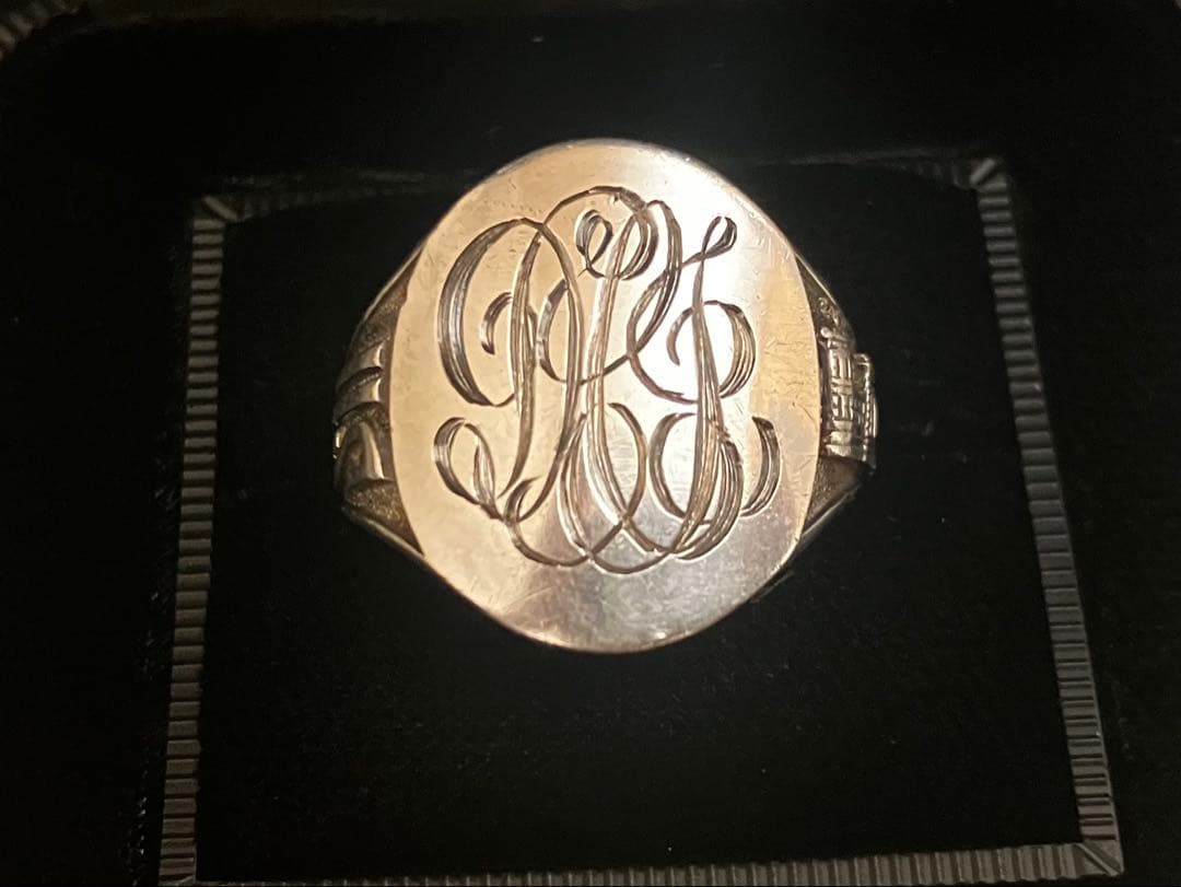 米軍　ヴィンテージリング　シルバーリング　ミリタリーリング　シグネットリング