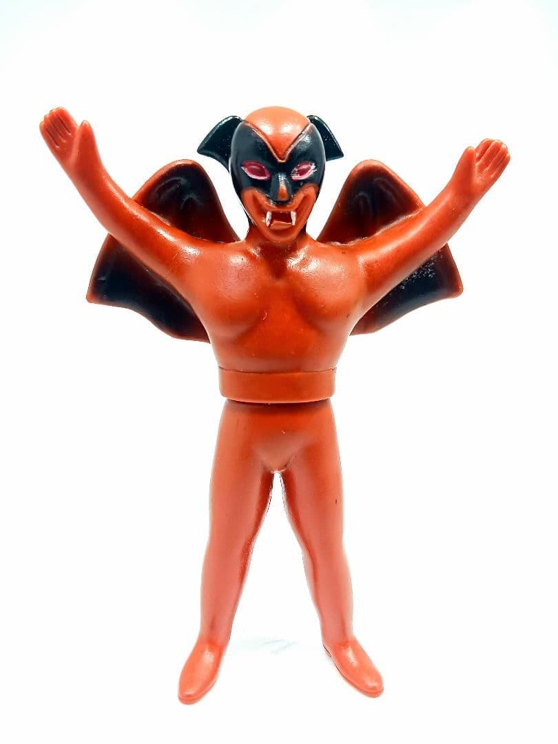 当時物 ポピー 宣弘社 月光仮面 コウモリ男 こうもり男 3.4.5日限定お値下げ‼️月光仮面 コウモリ男 宣弘社 紫 フィギュア