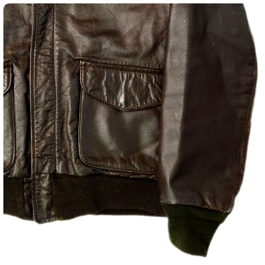 60S スピワック USA製 ヴィンテージ A-2ホースレザーフライト