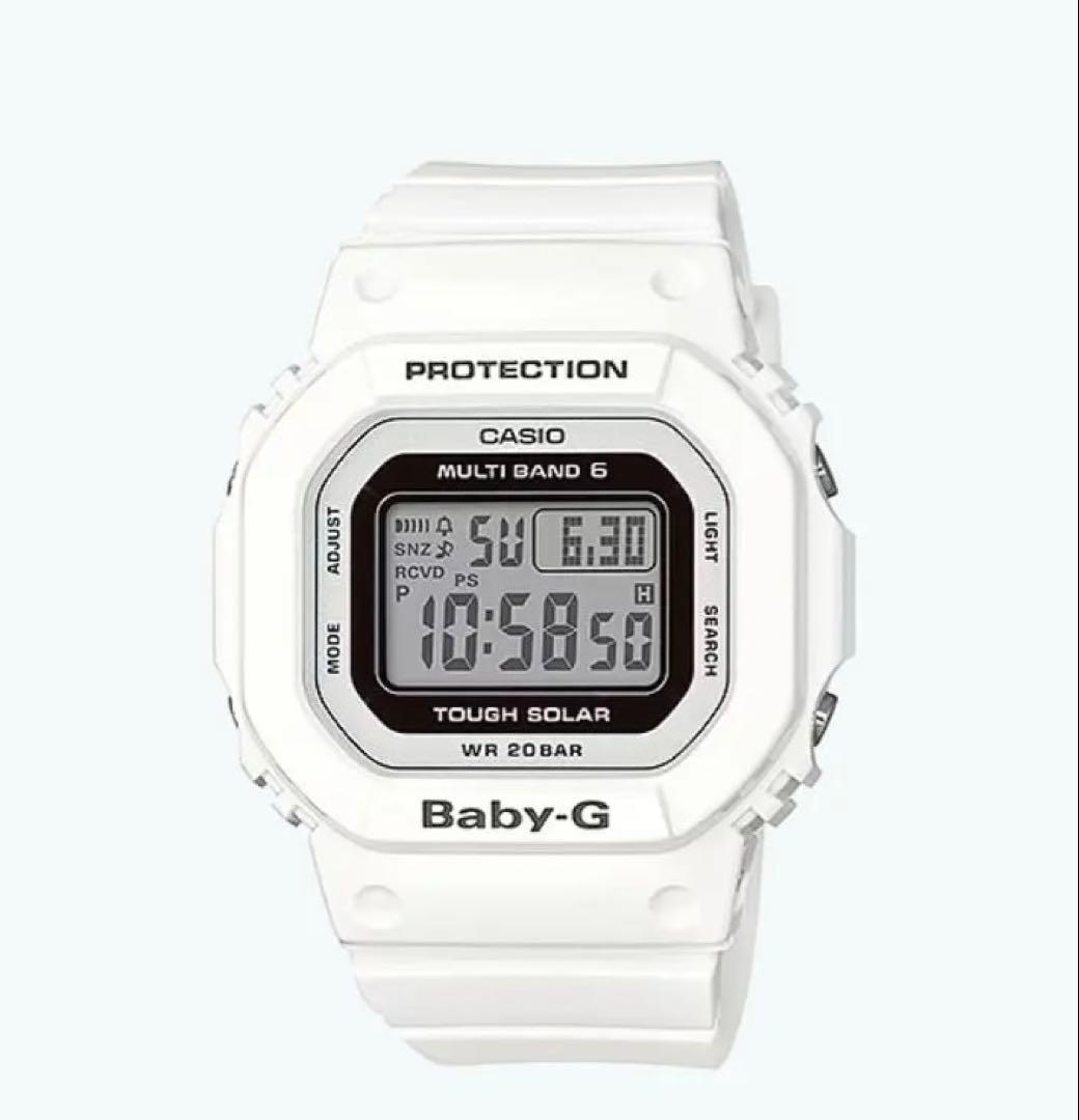 CASIO BABY-G ソーラー電波時計 ホワイト