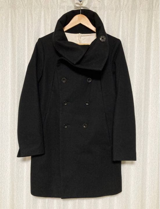 [The Viridi-anne] 12AW ウールメルトンハイネックコート 1