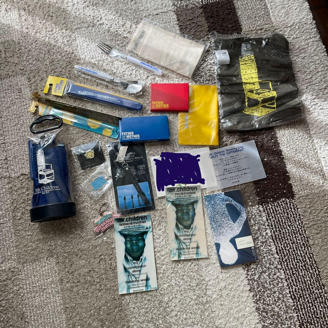 ミスチル　ファングッズ色々 Mr.Children 30th Anniversary Tour 半世紀へのエントランス