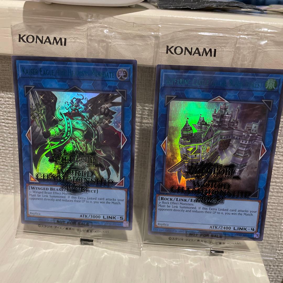 WCS2022店舗代表 優勝プロモ 未開封セット 天元の荒鷲王 黒き森の航天