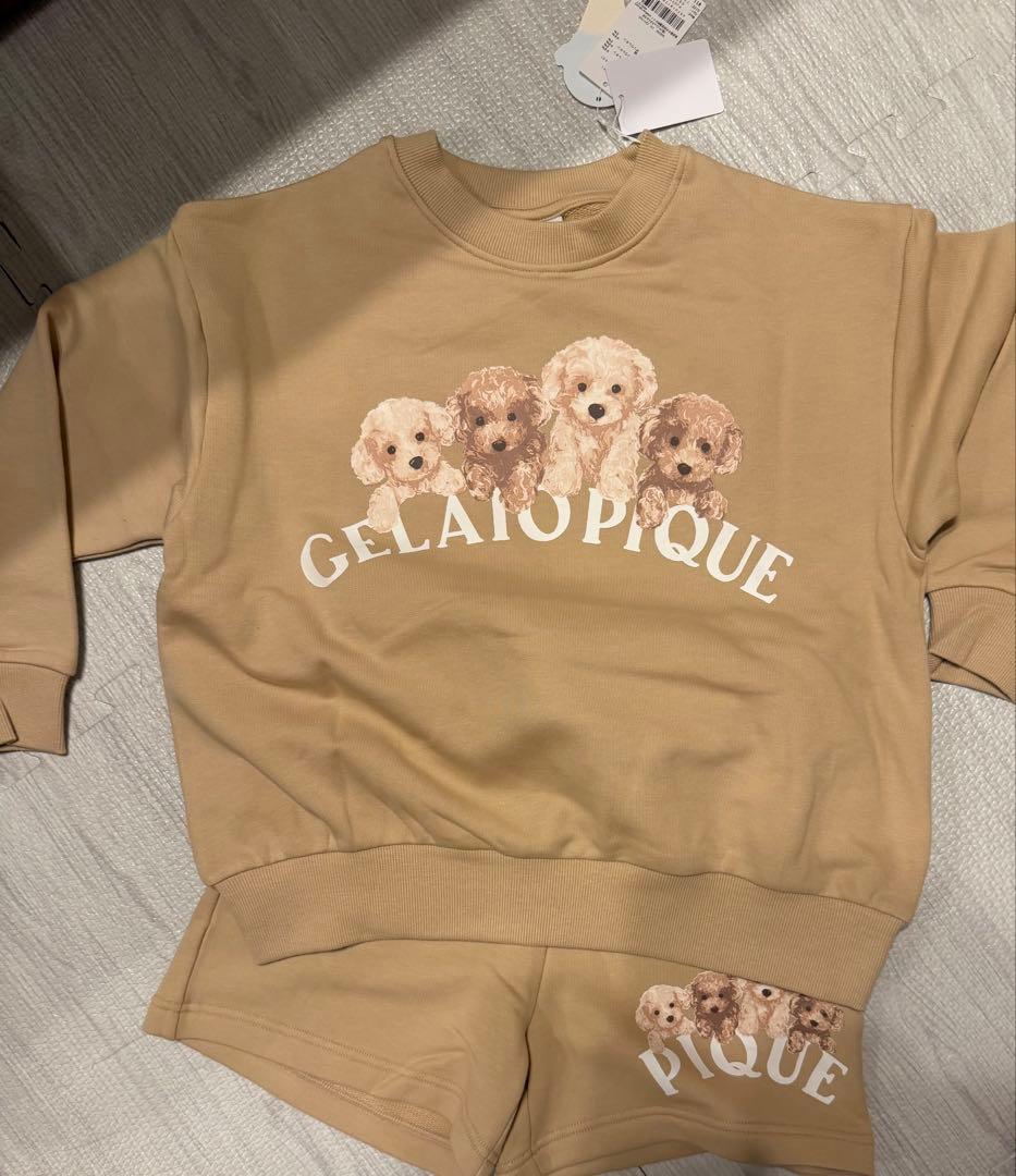 GELATO PIQUE 犬イラスト パジャマ 130cm ウェア ( CAT＆DOG)｜ルームウェア・パジャマ通販のgelatopique