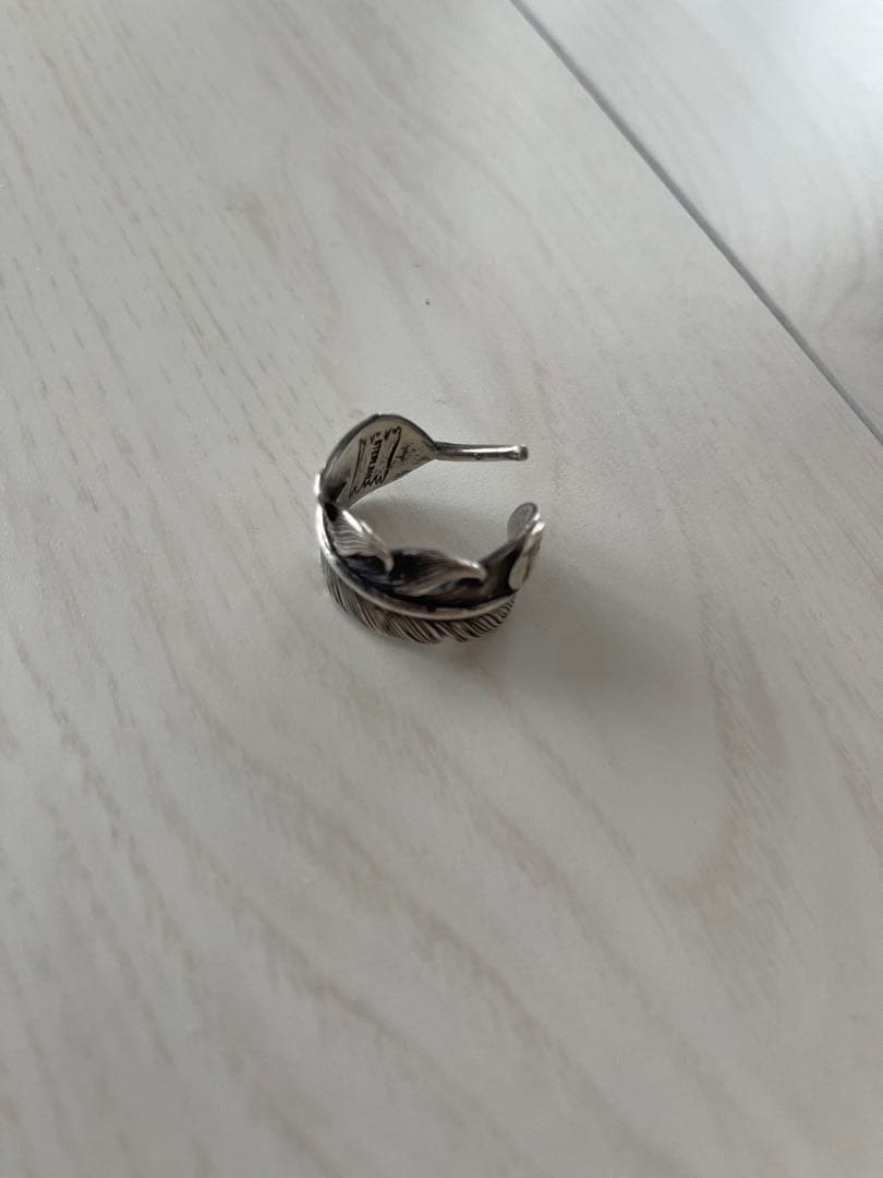 THE FLAT HEADフェザーリング The Flat Head（フラッドヘッド） フラットヘッド シルバー925 リング