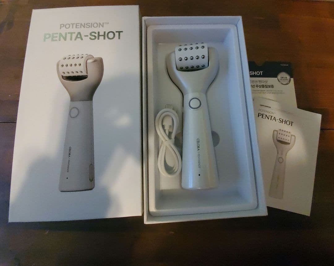 セロラバイ　POTENSION PENTA-SHOT 美顔器 【値下げ中】 楽天市場】【セロラバイ公式】ペンタショット1日5分・毛穴の目立ち