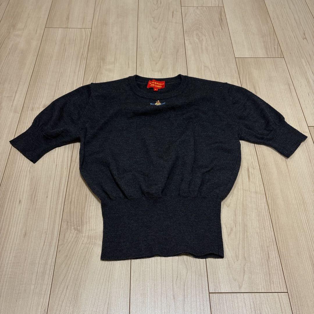 ヴィヴィアンウエストウッドレッドレーベル センターオーブ 半袖ニット ヴィヴィアンウエストウッド レッドレーベルVivienne Westwood Red