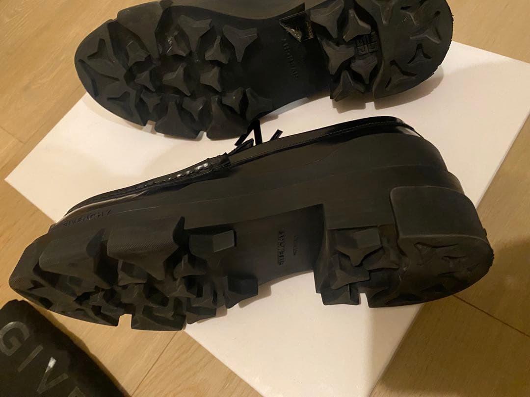 GIVENCHY TERRA LOAFERS ブラック サイズ37 - メルカリ