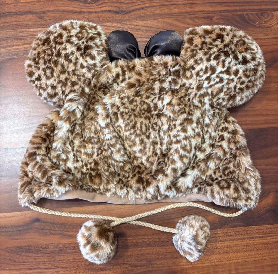 非売品】ディズニー 旧版 レオパード ヒョウ柄 ファンキャップ ギャル
