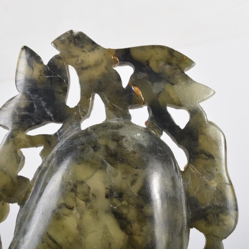 中国 玉石彫刻 瓢箪彫 水孟 筆洗 時代箱付 V 6955 - メルカリ