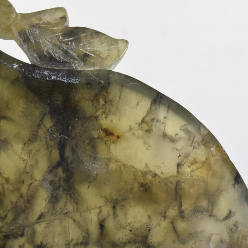 中国 玉石彫刻 瓢箪彫 水孟 筆洗 時代箱付 V 6955 - メルカリ