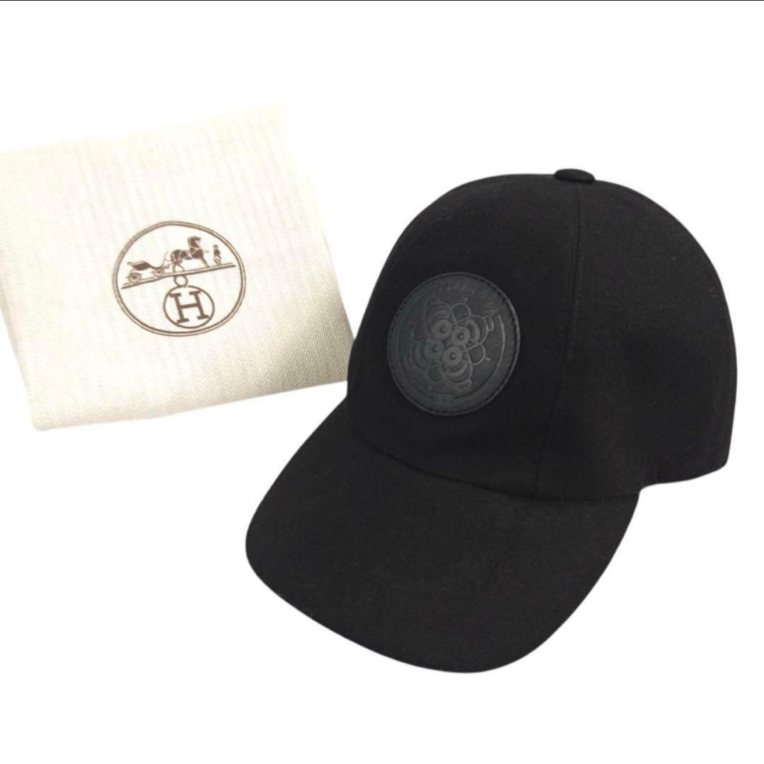 ほぼ未使用✨HERMES セレナ エプロンドール キャップ カシミア100%