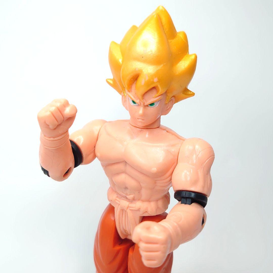 当時品 ユタカ製 ドラゴンボールZ 超サイヤ人孫悟空 可動式フィギュア