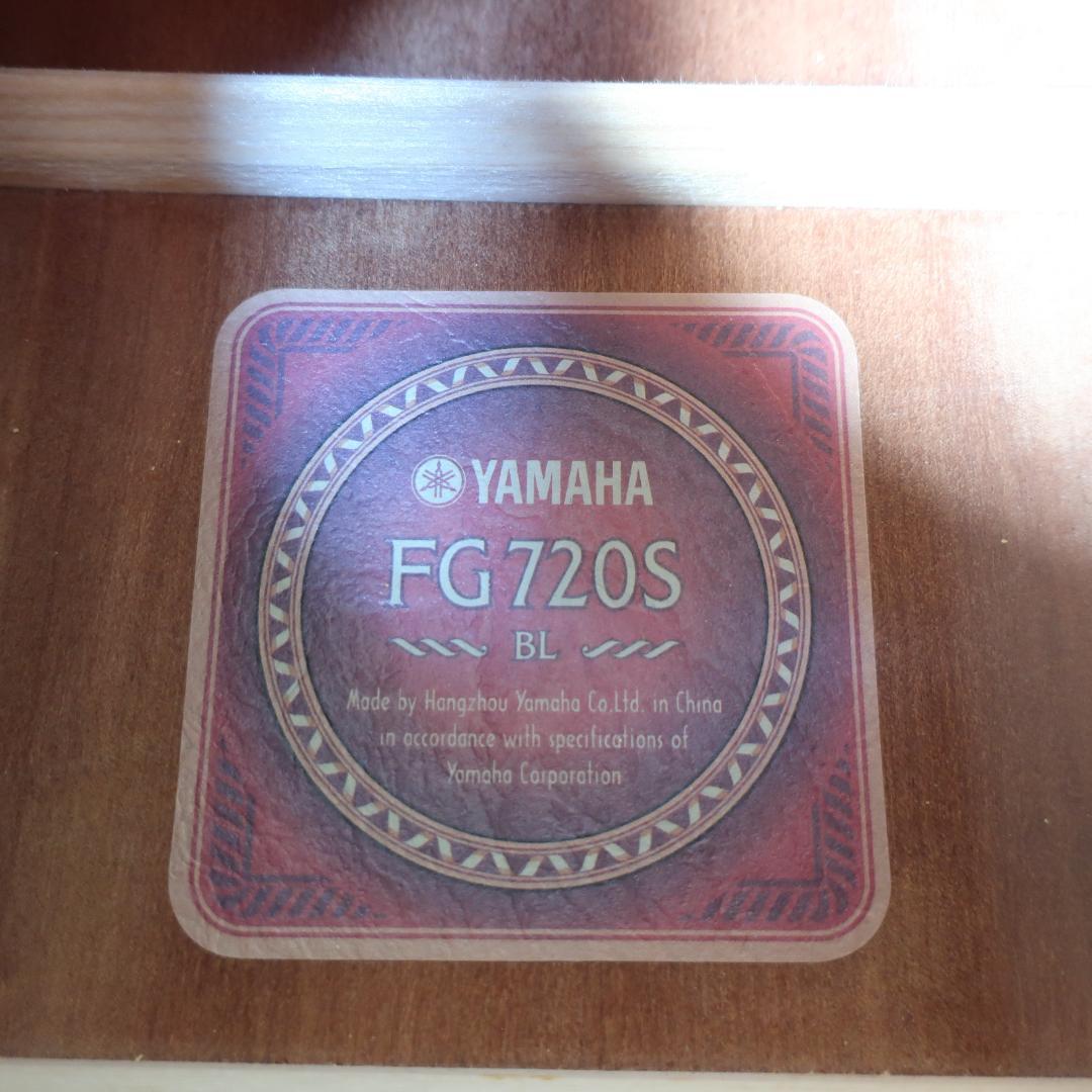 YAMAHA FG720S BL アコースティックギター ヤマハ純正ケース付 - メルカリ