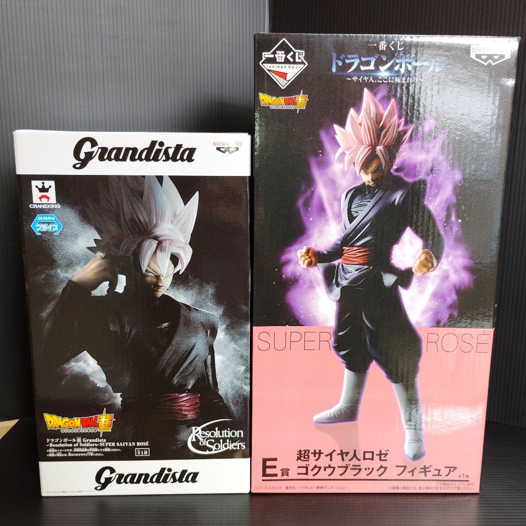 一番くじＥ賞 超サイヤ人ロゼ　ゴクウブラックフィギュア グランディスタ　ロゼ