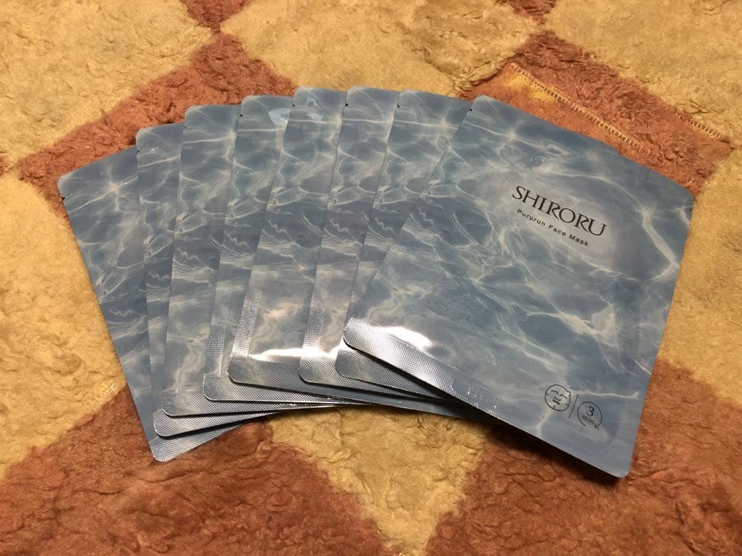 SHIRORU フェイスマスク 8枚入り