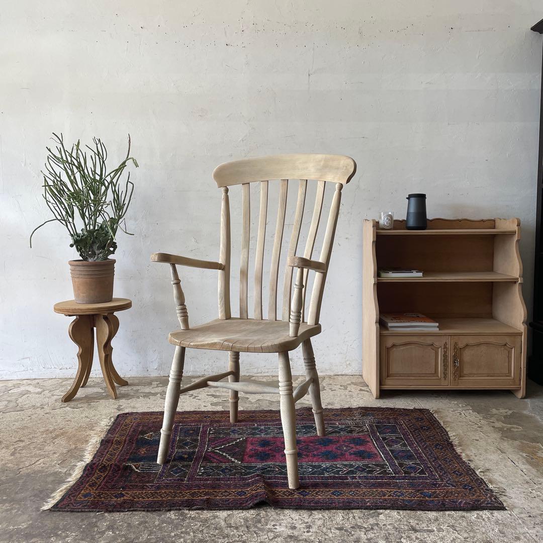 ビンテージ ハイバックアームチェア カフェ アームチェア 剥離 ダイニングチェア バッシュ アームチェア 古典 (玄関先お渡し商品