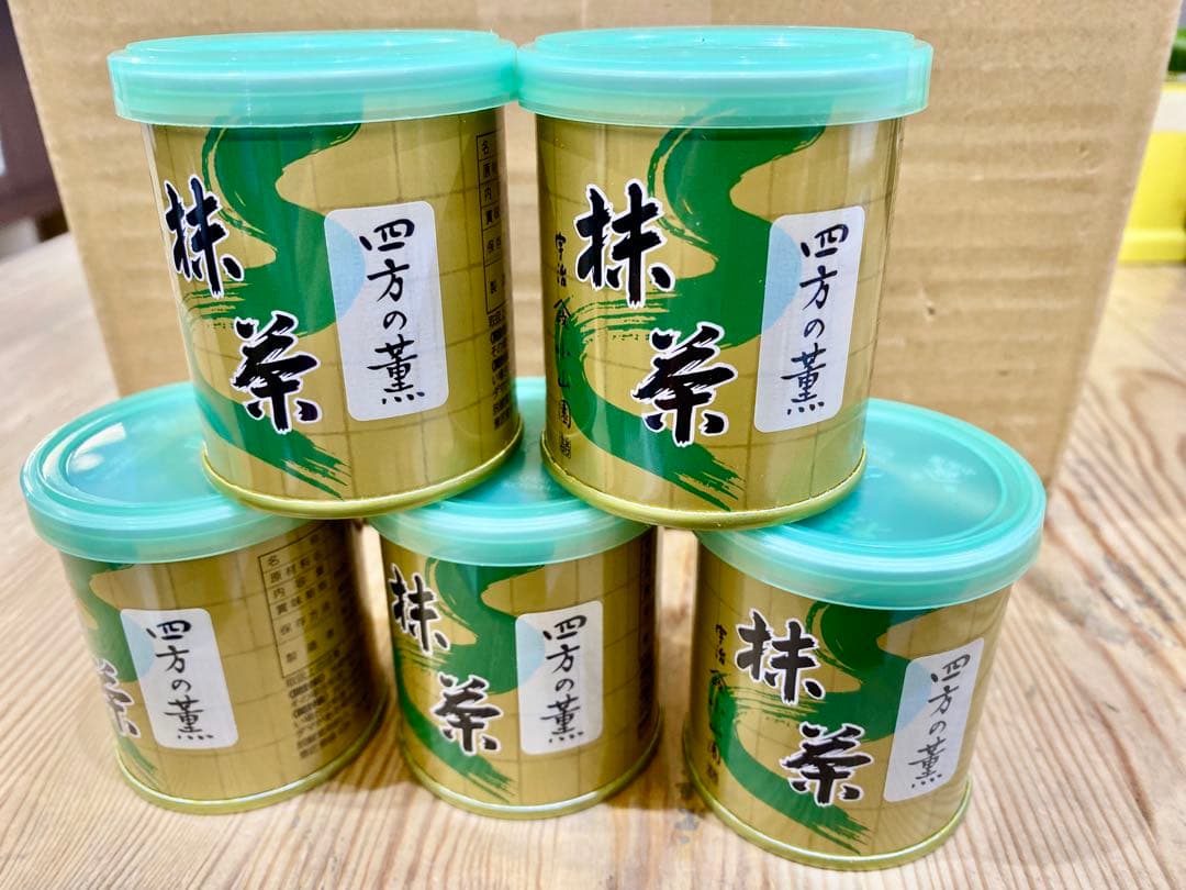 京都宇治抹茶　山政小山園　四方の薫30g ×5缶セット MATCHAPOWDER 楽天市場】山政小山園 抹茶 MATCHA powdered green tea四方の薫(よもの