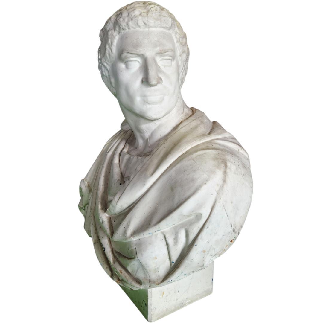 直接引渡限定 石膏像 ブルータス 胸像 デッサン 美術教材 インテリア