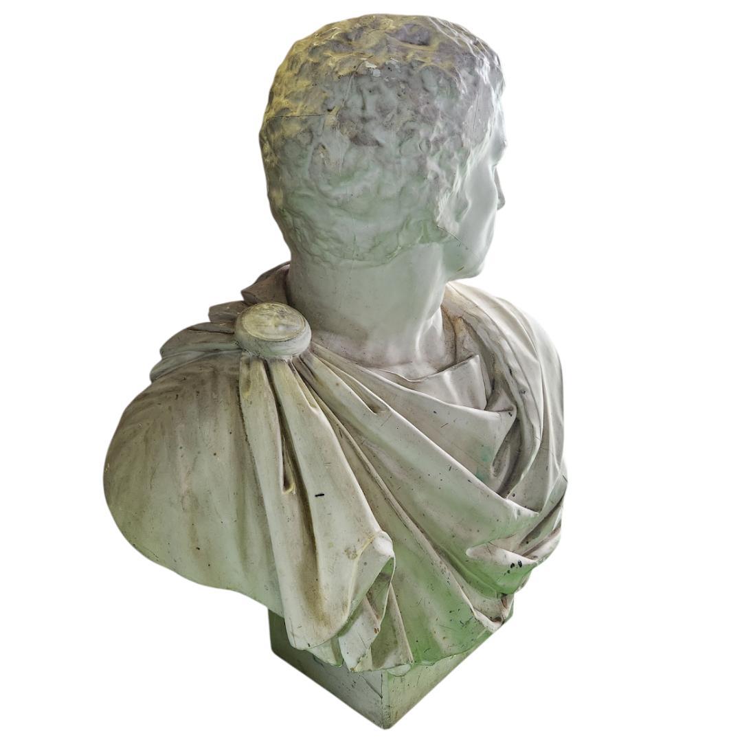 直接引渡限定 石膏像 ブルータス 胸像 デッサン 美術教材 インテリア