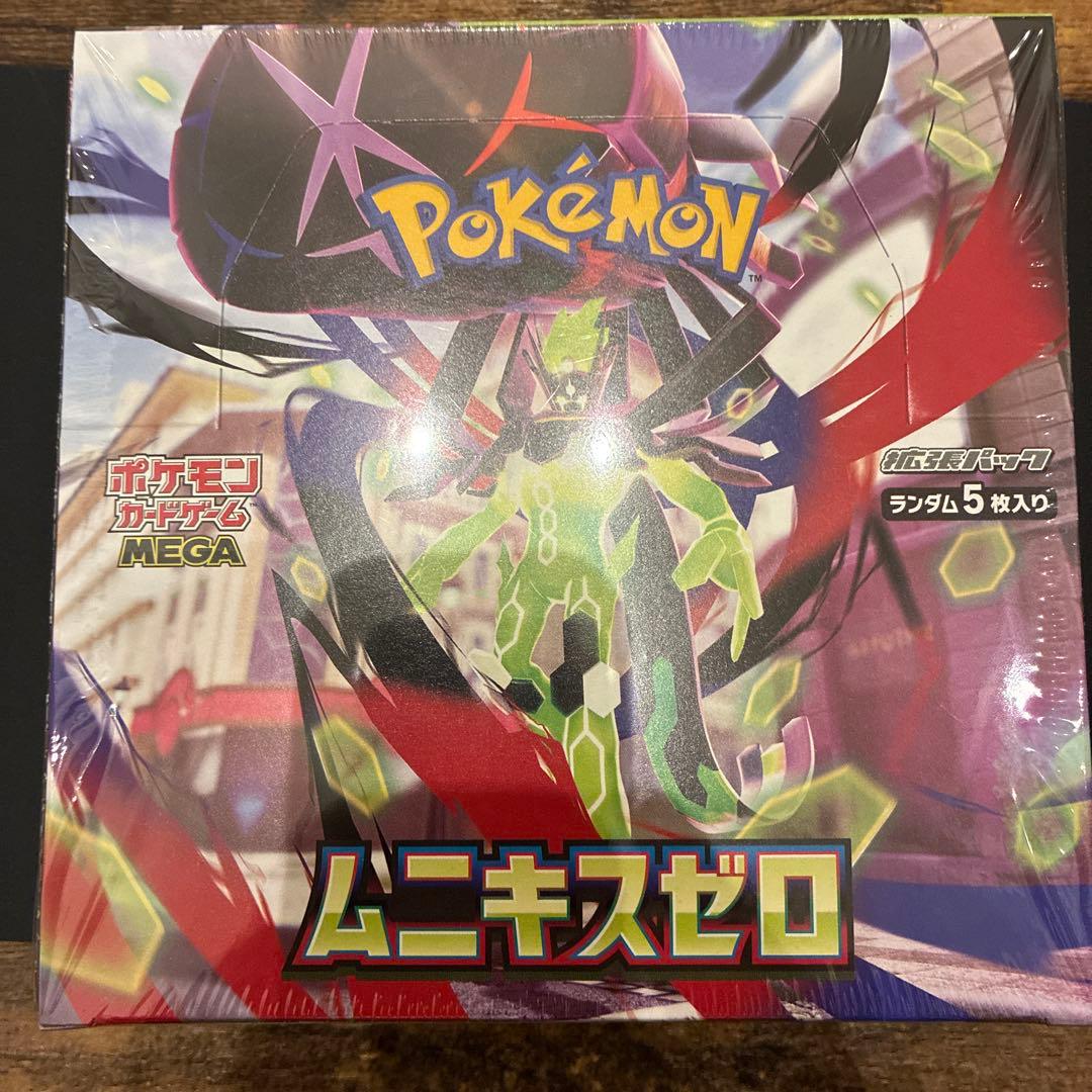 坂*ん様 ポケモンカードゲーム ムニキスゼロ 新品BOX シュリンク付き 抽選販売】ポケモンカードゲーム MEGA 拡張パック ムニキスゼロ BOX