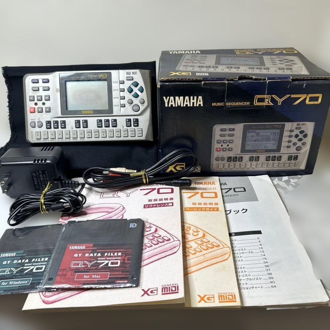 YAMAHA QY70 シーケンサー 動作確認済み 専用アダプター付き - メルカリ