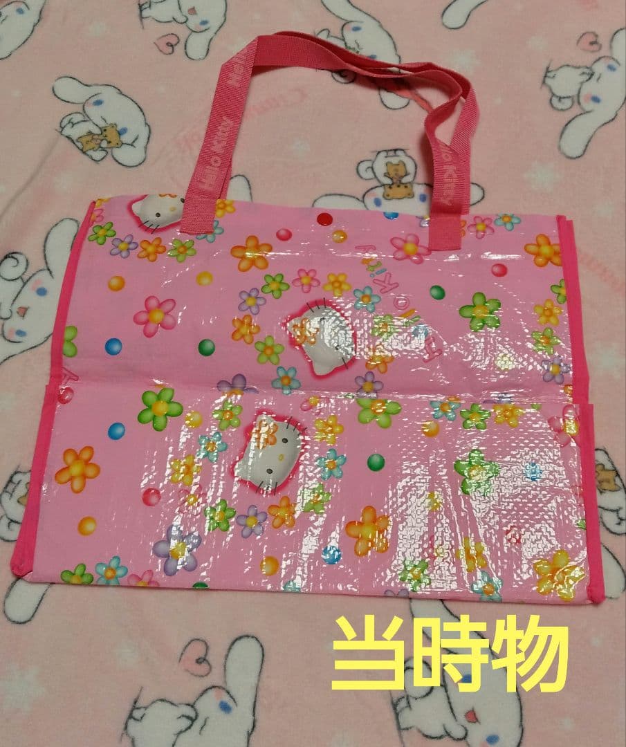 サンリオ　ハローキティ　ビニールバッグ　？　当時物