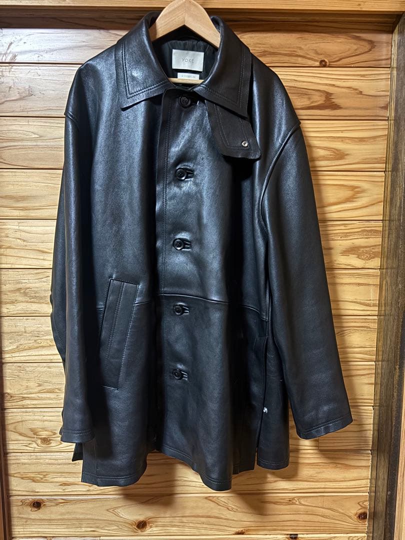 YOKE 2022AW シープレザーカバーオールジャケット　サイズ2