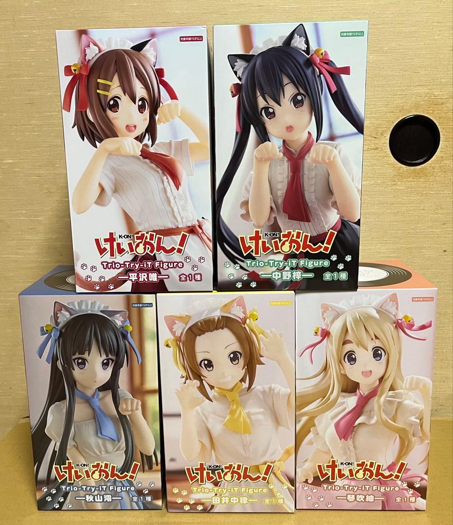 けいおん！ Trio-Try-iT フィギュア　5体 フルコンプリート セット