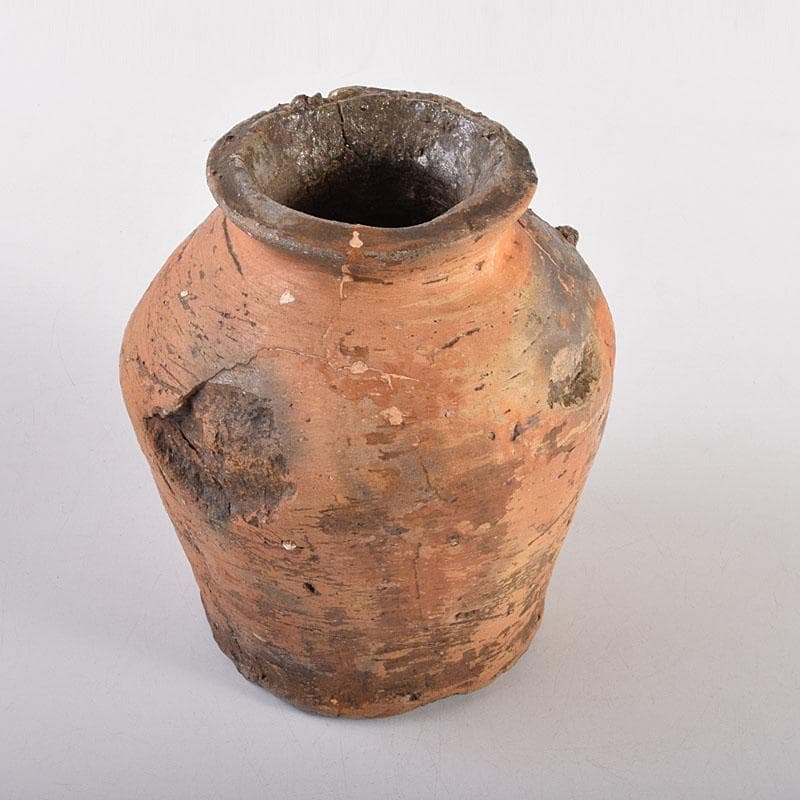 信楽焼 古信楽 蹲（うずくまる）壺 小壺 時代箱 M R7874C - メルカリ