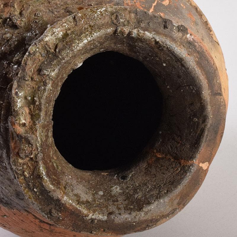 信楽焼 古信楽 蹲（うずくまる）壺 小壺 時代箱 M R7874C - メルカリ