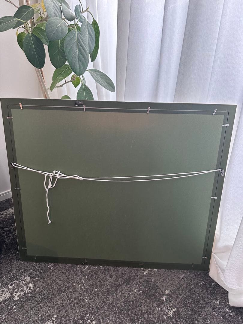 ロジェ・ボナフェ 「青い丘」 リトグラフ 直筆サイン・エディション