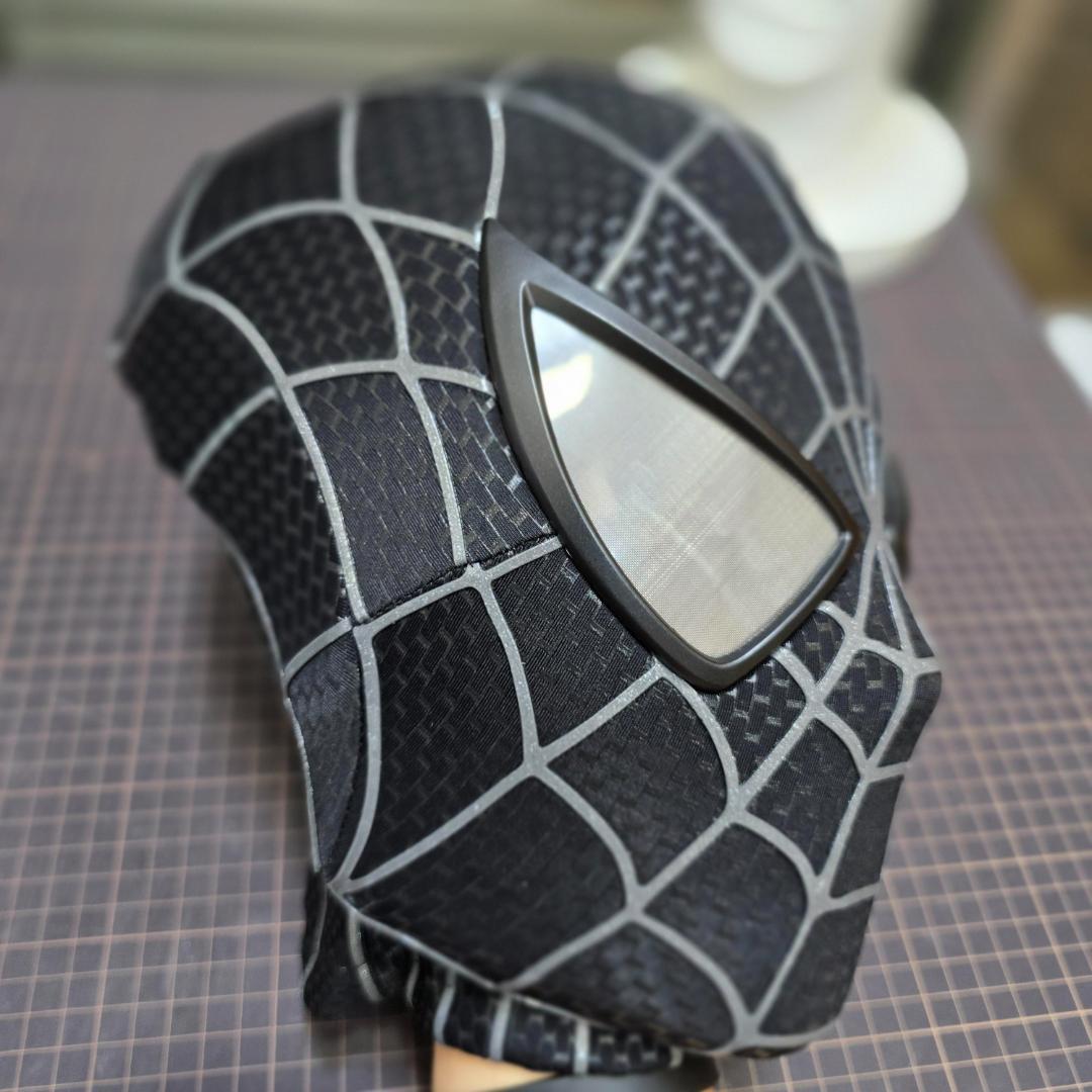 スパイダーマン マスク コスプレ 1/1 3D シェルマスク black - メルカリ